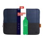 Husa laptop Trust Lisboa, pentru laptopuri cu diagonale pana in 16", materal POM, RPET Polyester, RPET, volum 1.5 L, albastru TR